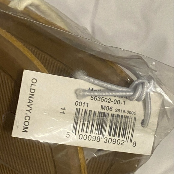 Faux Leather Strappy Knotted Sandals women’s size 11 flip-flops NWT cream color - Picture 4 of 5